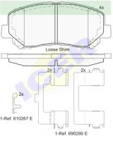 Icer Brakes 182055000 - JG.PASTILLA DE FRENO