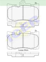 Icer Brakes 182059000 - JG.PASTILLA DE FRENO