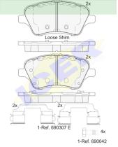 Icer Brakes 182108 - JG.PASTILLA DE FRENO