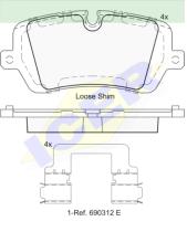 Icer Brakes 182120000 - JG.PASTILLA DE FRENO