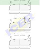 Icer Brakes 182133000 - JG.PASTILLA DE FRENO