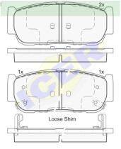 Icer Brakes 182151000 - JG.PASTILLA DE FRENO