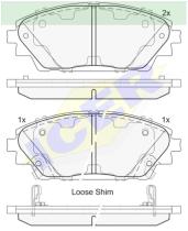 Icer Brakes 182171000 - JG.PASTILLA DE FRENO