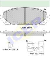 Icer Brakes 182177000 - JGO.PASTILLAS DEL. JEEP