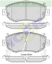 Icer Brakes 182203000 - JG.PASTILLA DE FRENO