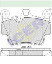 Icer Brakes 182204000 - JG.PASTILLA DE FRENO