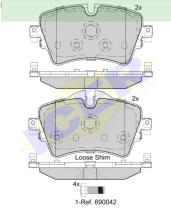 Icer Brakes 182211000 - JG.PASTILLA DE FRENO