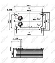 Nrf 31071 - ENFRIADOR ACEITE