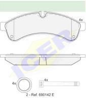 Icer Brakes 151880000 - PASTILLAS VI