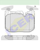 Icer Brakes 182093200 - PASTILLA