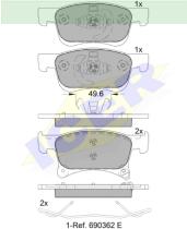 Icer Brakes 182221000 - PASTILLA