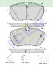 Icer Brakes 182227000 - PASTILLA