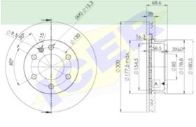 Icer Brakes 78BD01902 - DISCO