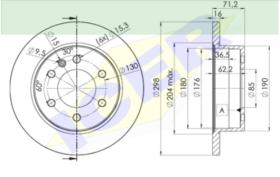 Icer Brakes 78BD01912 - DISCO