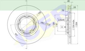 Icer Brakes 78BD02002 - DISCO