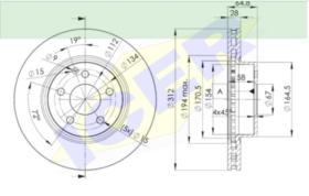 Icer Brakes 78BD04142 - JGO.DISCOS FRENO MERCEDES