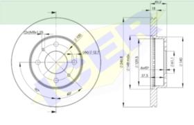 Icer Brakes 78BD06022 - DISCO