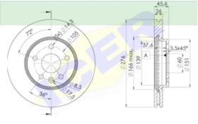 Icer Brakes 78BD15592 - DISCO