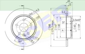 Icer Brakes 78BD15602 - DISCO