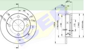 Icer Brakes 78BD19912 - DISCO