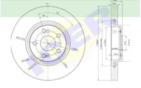 Icer Brakes 78BD23172 - DISCO