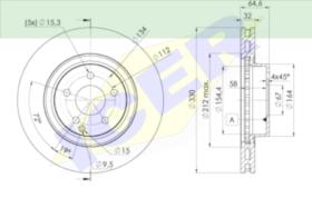 Icer Brakes 78BD25932 - DISCO