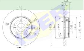 Icer Brakes 78BD28902 - DISCO