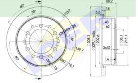 Icer Brakes 78BD29192 - DISCO