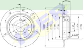 Icer Brakes 78BD30552 - DISCO