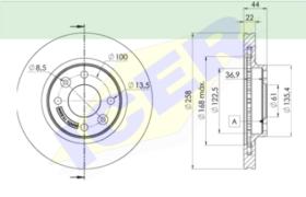 Icer Brakes 78BD31082 - DISCO