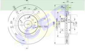 Icer Brakes 78BD35042 - DISCO