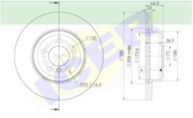 Icer Brakes 78BD35552 - DISCO