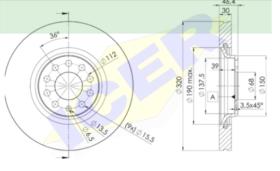 Icer Brakes 78BD36152 - DISCO