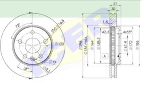 Icer Brakes 78BD41162 - DISCO