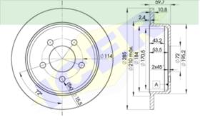 Icer Brakes 78BD51162 - DISCO