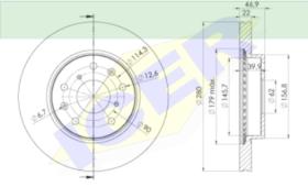 Icer Brakes 78BD60412 - DISCO