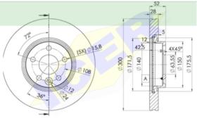 Icer Brakes 78BD67652 - DISCO