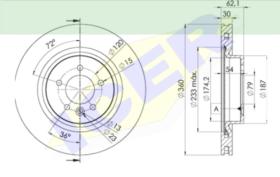 Icer Brakes 78BD73642 - DISCO