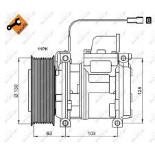 Nrf 32829 - COMPRESOR MERCEDES