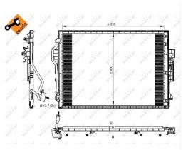 Nrf 350218 - CONDENSADOR MERCEDES