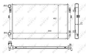 Nrf 58453 - RADIADOR