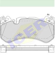 Icer Brakes 182079204 - JGO. PASTILLAS MERCEDES