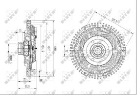 Nrf 49568 - EMBRAGUE VISCOSO BMW 3/5/7/X5/Z3