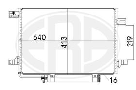 Era 667002 - CONDENSADOR A. A. MERCEDES W169/W245