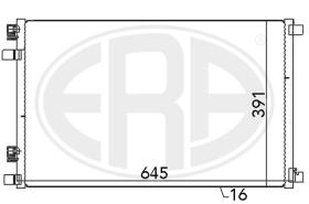 Era 667021 - CONDENSADOR A/A RENAULT