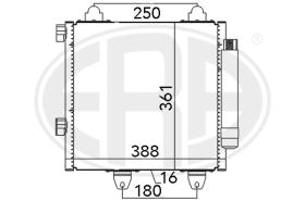 Era 667022 - CONDENSADOR PEUGEOT 107