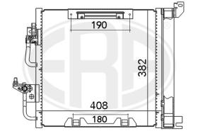 Era 667019 - CONDENSADOR A/A OPEL