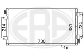 Era 667030 - CONDENSADOR A/A NISSAN/RENAULT/OPEL