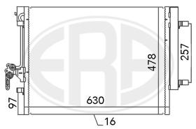 Era 667115 - CONDENSADOR A/A VOLVO