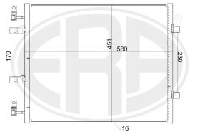 Era 667156 - CONDENSADOR A.A. NISSAN/OPEL/RENAULT